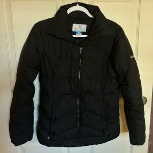 Columbia black medium weight winter coat